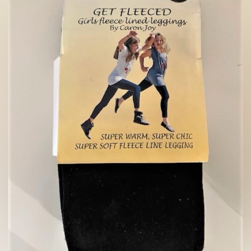 Girls Fleece-Lined Leggings, Size 7/8